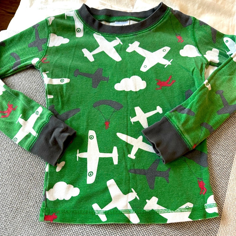 Mini Boden Planes Long Sleeve Top 5